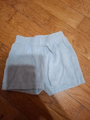 Short bleu garçon