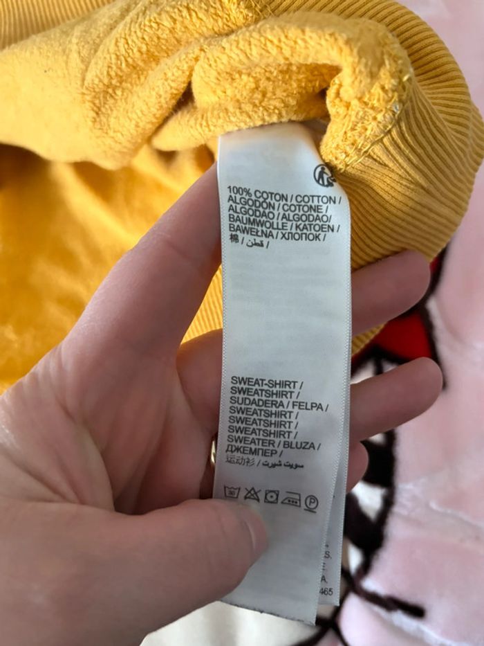 Sweat jaune - photo numéro 6