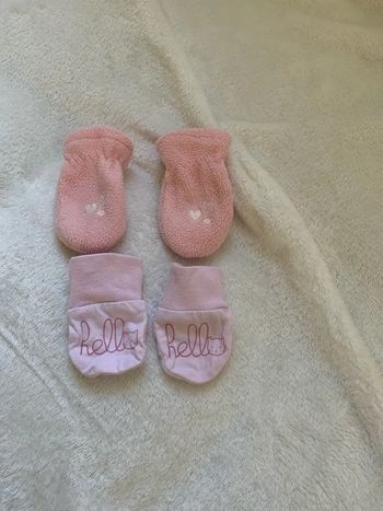 2 paires moufles