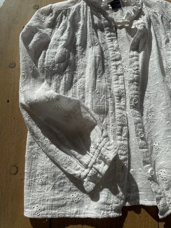 Chemisier blanc neuf 6 ans