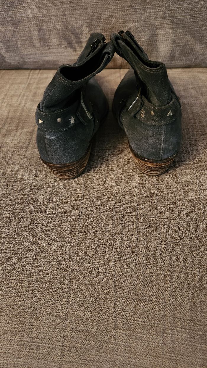 Bottines bleues - photo numéro 4