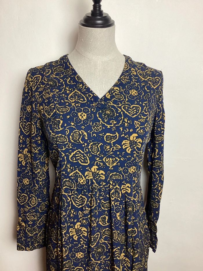 Robe bleue et jaune Bimba&Lola 34 - photo numéro 2