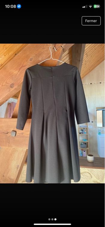Robe noire mi longue 