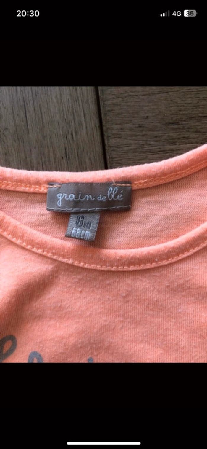 Tee-shirt fille Grain de blé - photo numéro 3