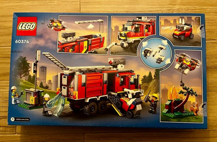 Lego city 60374 Le camion d’intervention des pompiers