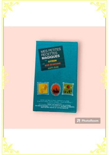 Coffret 3 livres mes petites recettes magiques