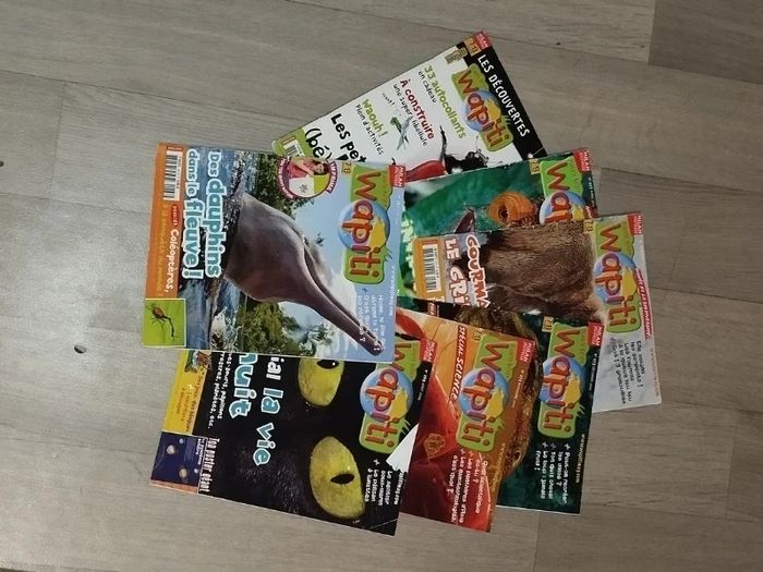 Lot de 7 magazines Wapiti année 2009-10 L026  7586089727 - photo numéro 2