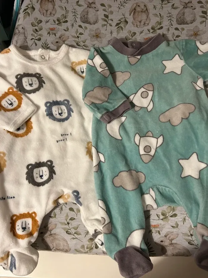 Lot pyjama velours garçon - photo numéro 4