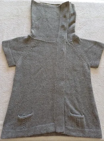 Gilet gris Camïeu gris T3 (40) (familleac72)
