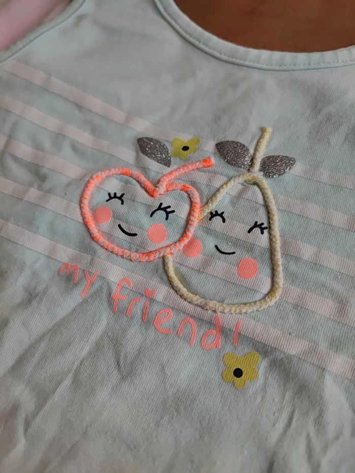 Lot de 2 hauts fille été 18mois - photo numéro 6