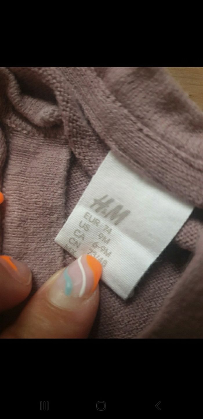 Gilet taille 74 - photo numéro 3