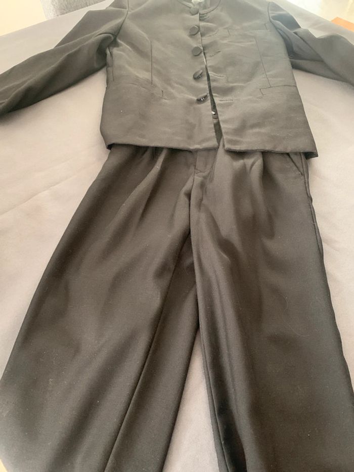 Costume 8 ans Adriano Jacometti noir / Pantalon taille élastique - photo numéro 2