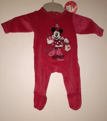 Pyjama de noel minnie taille 1 mois disney