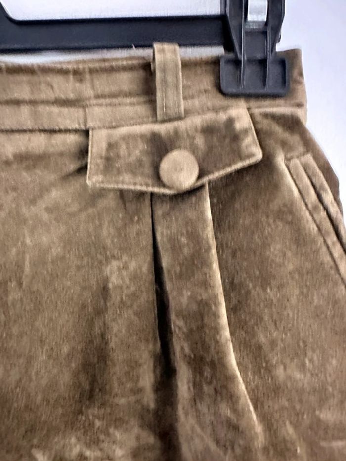 Jupe kaki taille 42/44 Velour très bon état - photo numéro 5