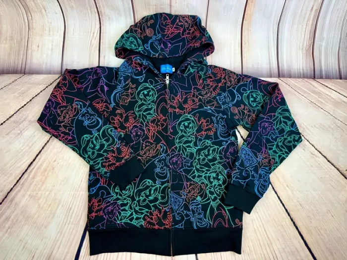 Hoodie gilet zippé à capuche Disney Aladin Tokyo Disneyland