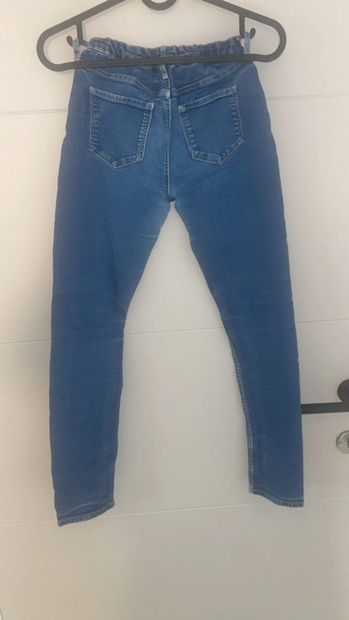 Jeans skinny H&M bleu – taille 12 ans, en bon état - photo numéro 5