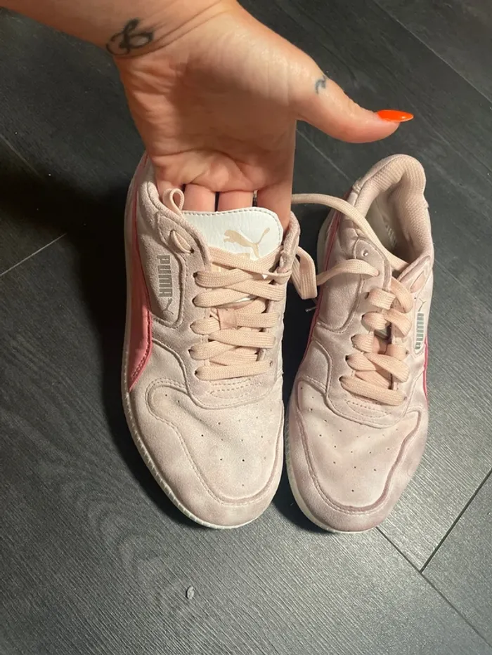 Basket puma rose