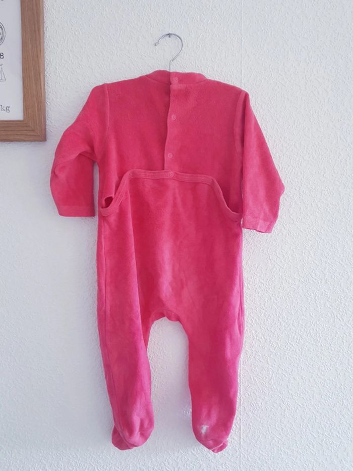 Jen & James - Grenouillère / pyjama une pièce / dors bien en velours - Patrick (Bob L'Éponge) - photo numéro 2