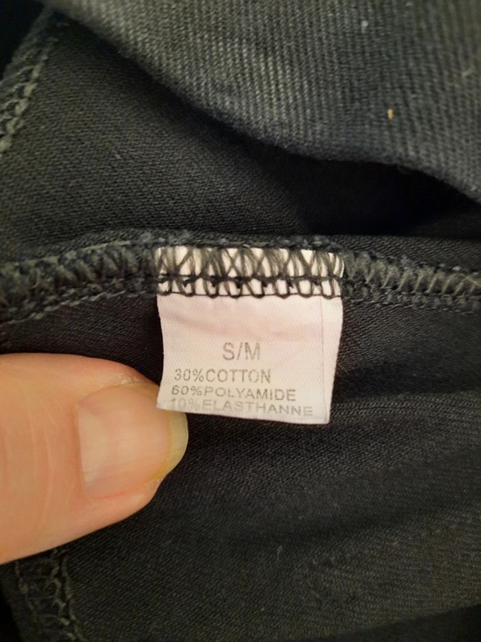 Leggings noir très moulé taille S/M - photo numéro 6