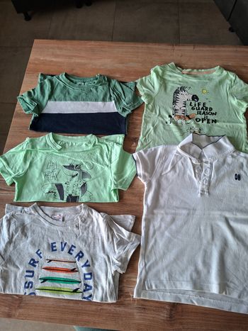 Lot t-shirts garçon 