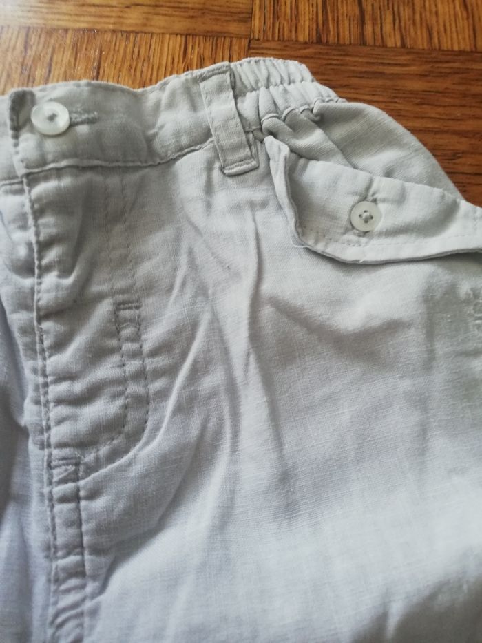 Pantalon beige obaïbi garçon 12 mois - photo numéro 3