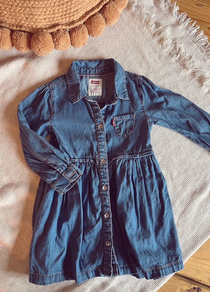 Robe jean levis manches longues 86 cm 18 mois