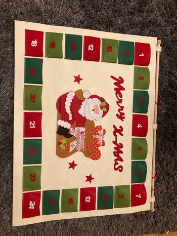 Calendrier de l avent à remplir