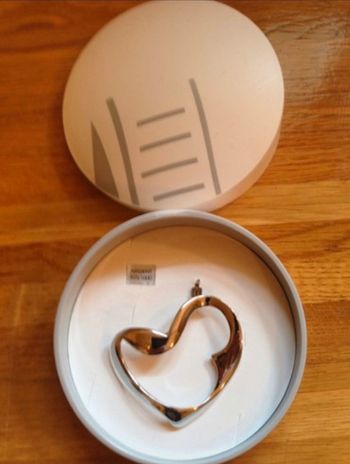 Coeur en argent pendentif neuf jamais porté le manège à bijoux