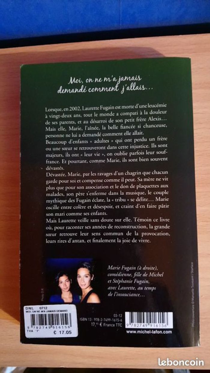 Livre de Marie fugain - photo numéro 2