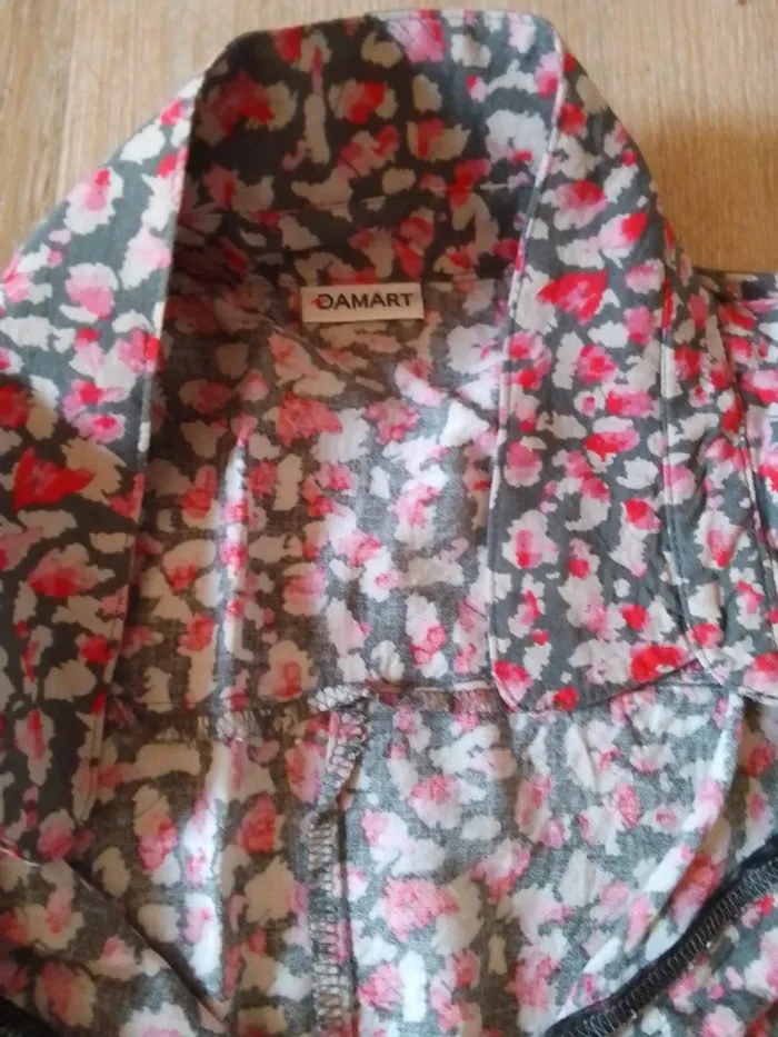 Robe Damart femme 46 grise rose - photo numéro 3