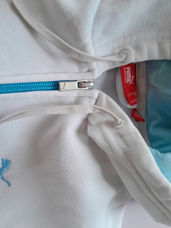 Sweat capuche zip stylé Puma petit 42 - photo numéro 8
