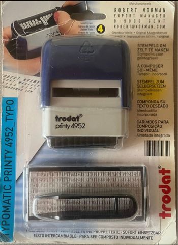 TAMPON ENCREUR Typomatic Printy 4952