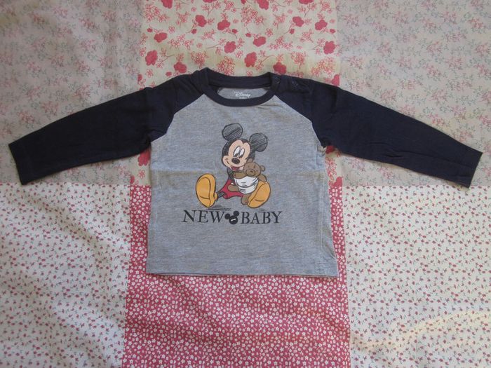 T-Shirt manches longues Mickey 18 mois