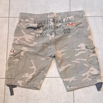 Short jeans militaire