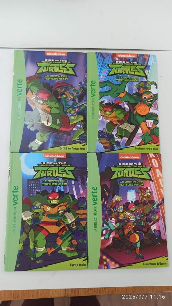 Intégrale bibliothèque verte Tortue ninja tmnt Rise of the Teenage Mutant Ninja Turtle