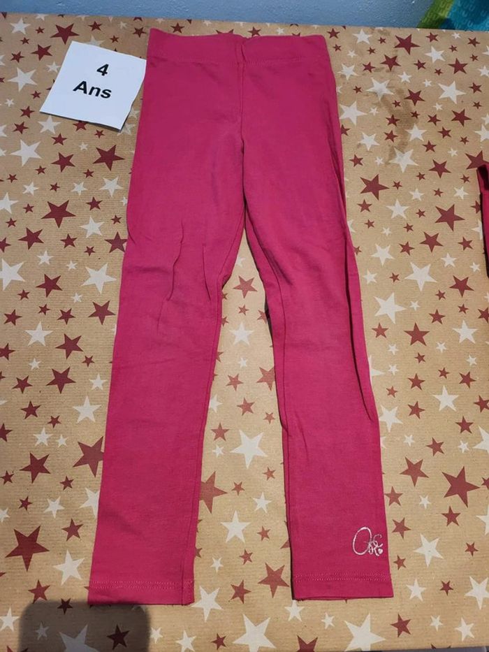 Lot de 5 leggings 4 ans - photo numéro 5