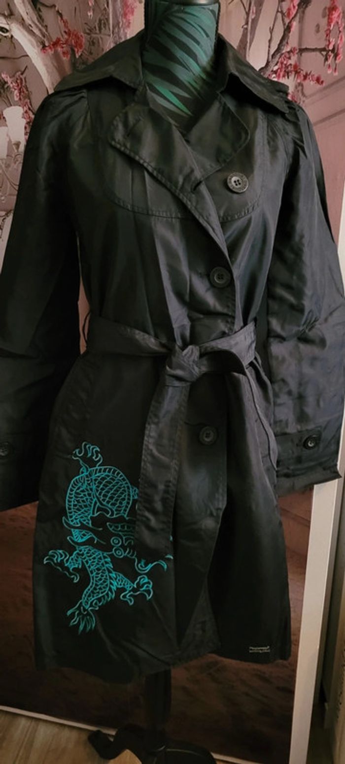 Trench noir Desigual 36