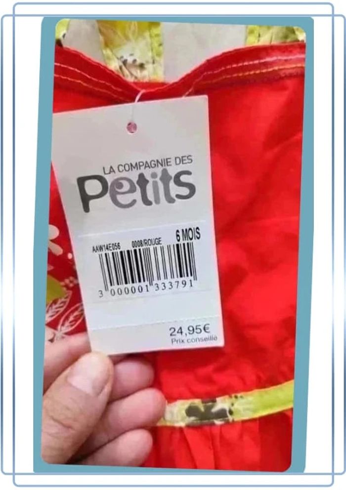 Robe La Compagnie des Petits 6 mois - Neuve avec étiquette - photo numéro 4