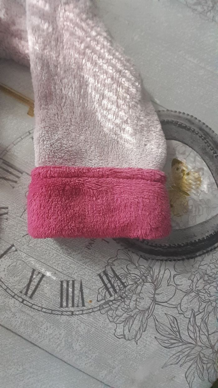 Robe de chambre rose clair et foncé - photo numéro 5