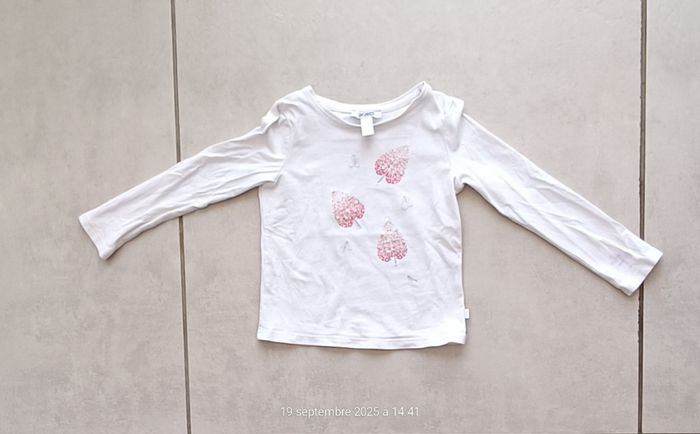 Lot de 2 hauts manches longues fille - 3 ans - photo numéro 4