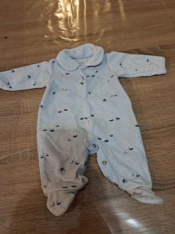 Pyjama bleu clair Absorba taille naissance