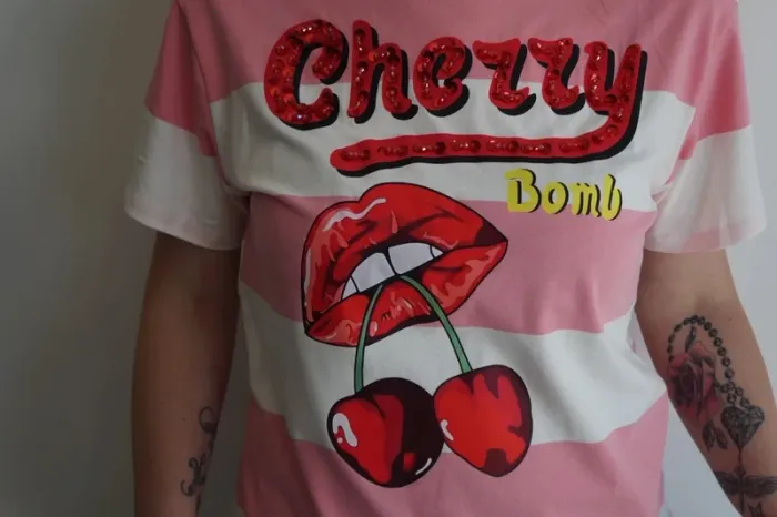 T shirt cherry - photo numéro 3