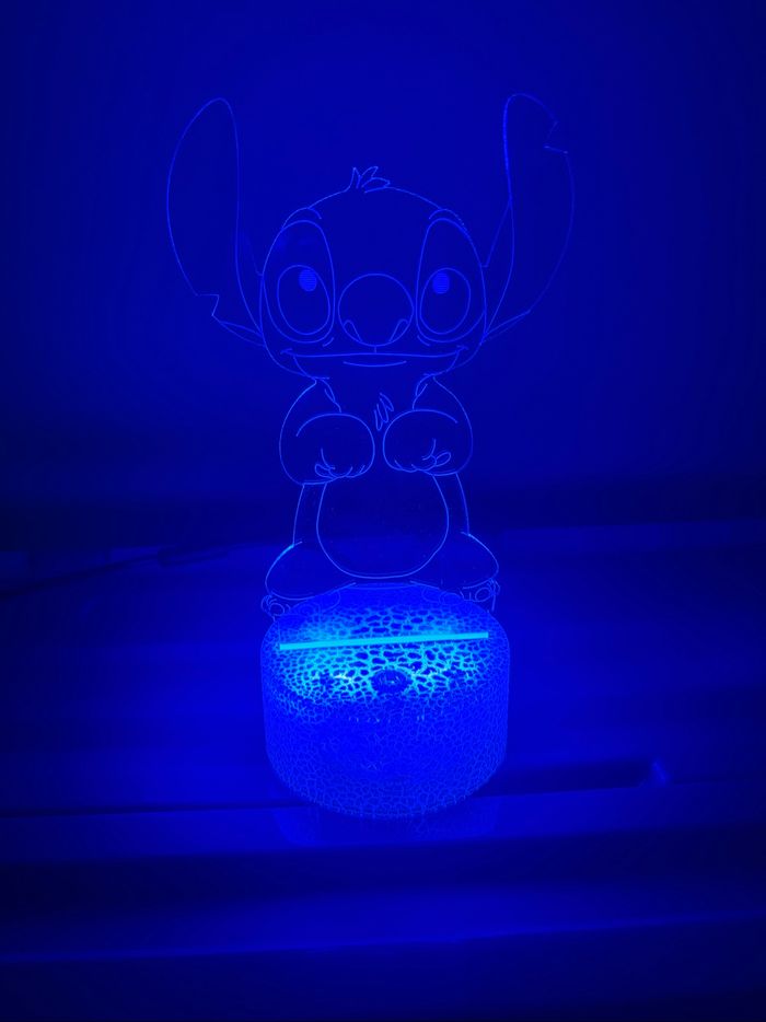 Lampe 3D stitch - photo numéro 2