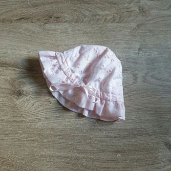 🩷 Chapeaux broderies anglaise 43 cm 3/6 mois Kiabi #emyfleury_chapeaux