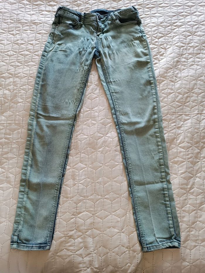 🌟 Jeans femme taille 38 vert🌟 - photo numéro 1