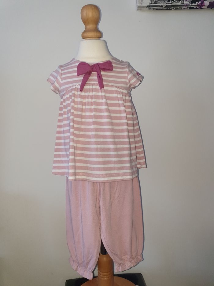 Ensemble tunique et pantacourt Lili Gaufrette 18 mois - photo numéro 2