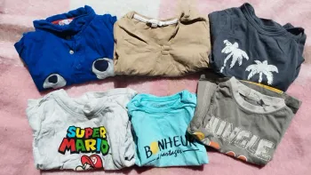 Lot de 6 tee-shirt - 18 mois