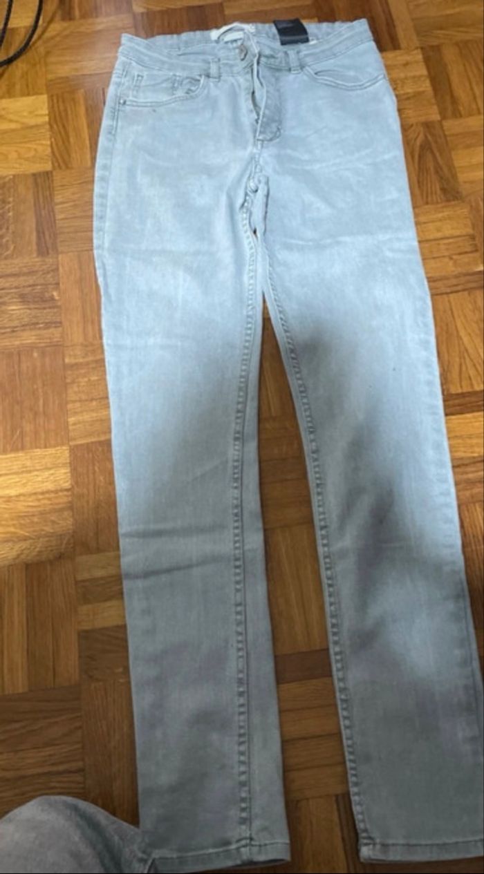 Jean gris fille 14 ans - photo numéro 3