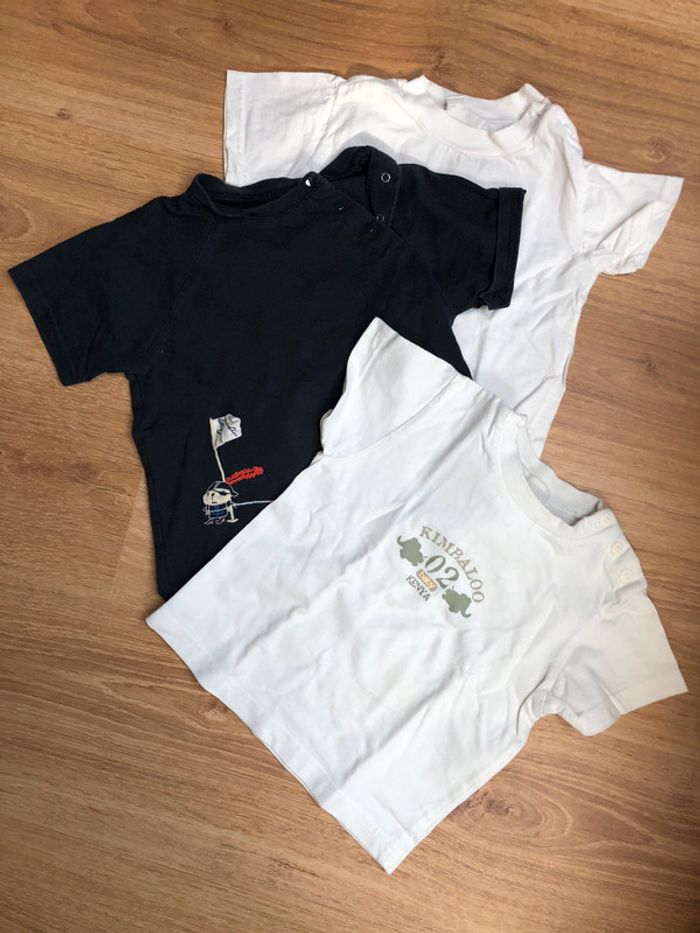 Lot de 3 tee shirt 18M