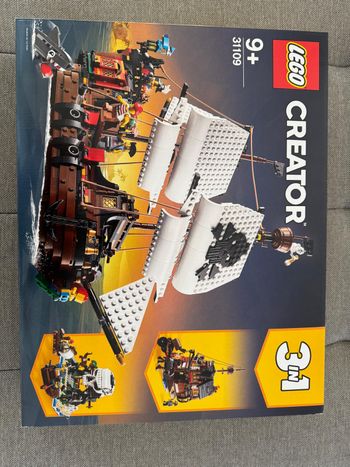 LEGO 31109 – Bateau Pirate 3-en-1 – 1260 pièces – Neuf scellé